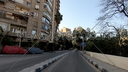 Drive Through Cairo Downtown by day.