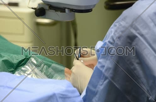 a doctor performing a surgery