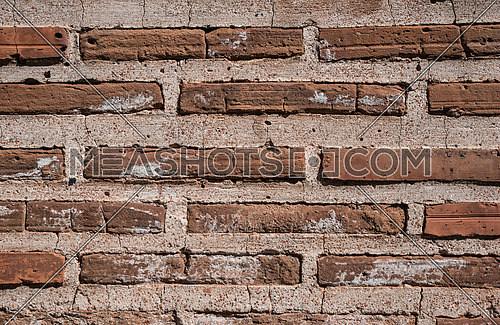 Medieval Fortress Antique Brick Rampart background