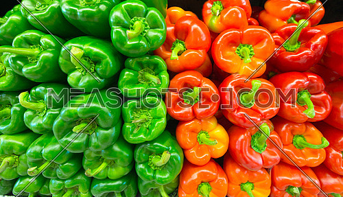 Red and Green bell pepper