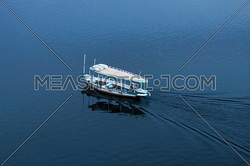 a boat in the River Nile