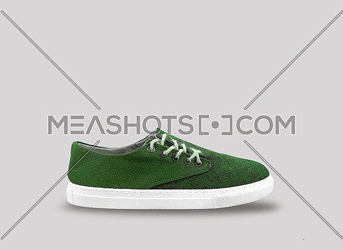 men shoes in grey background