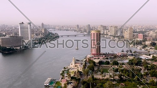 flying around cairo tower at zamalek
