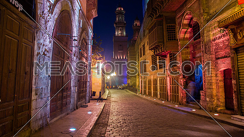 El Moez Street at Night