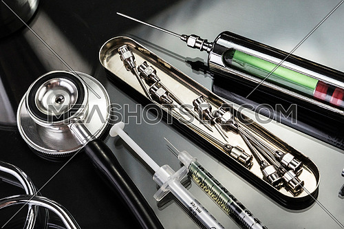 Instrumental surgical in operating room, conceptual image