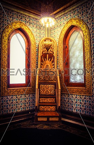 Golden Rostrum A corner in a mosque where the imam preaches