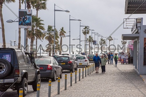 A street in Paphos city in Cyprus