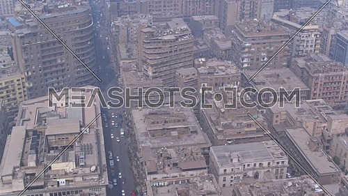 Fly Over Shot Drone for Cairo Downtown in 22 of March 2018 at Day