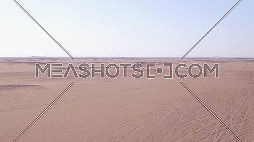 Aerial Shot for the Desert in Aswan at Day.