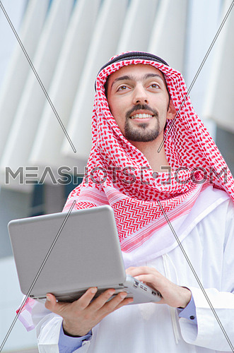 Arab on the street in summer