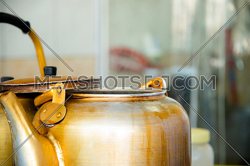 A copper Tea pot