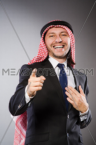 Arab man in diversity concept