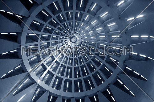 abstract church dome representing futuristic background