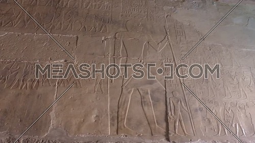 Pharaonic paintings inside Saqqara Pyramid.