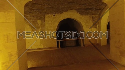 Walkthrough shot inside Saqqara Pyramid in Giza