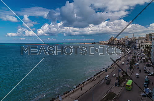 Fixed panorama shot for alexandria city at Day