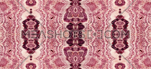 Abstract fractal of Amethyst and Rhodochrosite pink rose red stone, manganese carbonate mineral with chemical composition MnCO3
