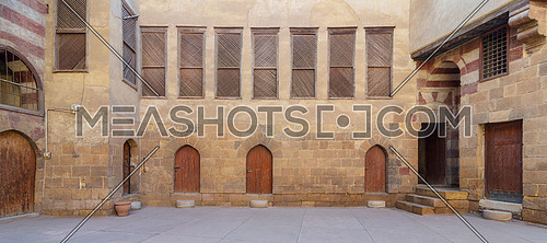 Courtyard of El Razzaz historic house, located at Darb Al-Ahmar district, Old Cairo, Egypt