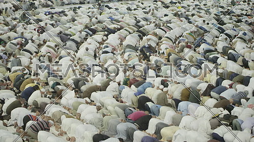 Muslim People praying at Kaaba for Pilgrimage.
