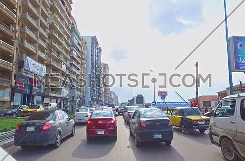 Drive Thru shot for Traffic at Alexandria at Day