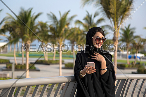 Saudi lady in a holiday in Jeddah city 2