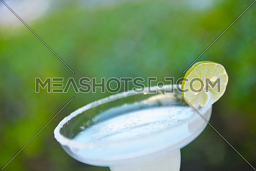 tropical fresh drink  juices on tropical beach