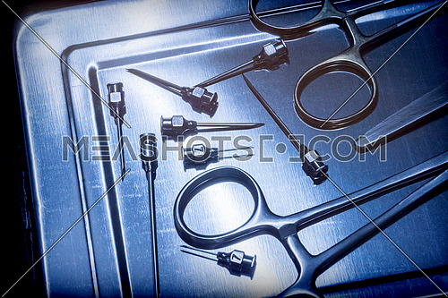 Instrumental surgical in operating room, conceptual image