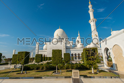 Sheikh Zayed grand Mosque In Abu Dhabi UAE