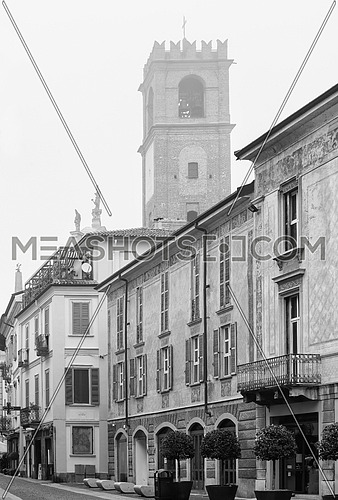 Historic center of Vigevano, italy