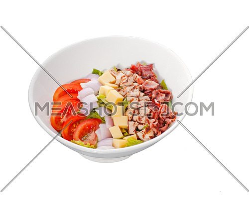 fresh classic caesar salad isolated on white ,healthy meal ,MORE DELICIOUS FOOD ON PORTFOLIO