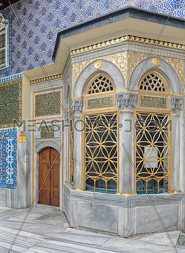 Exterior view of the shrine of Hazrat Abu Ayub Ansari, Eyup Sultan MosqueIstanbul, Turkey