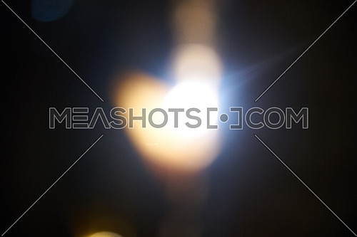 Close shot for a blurred Light Bulb