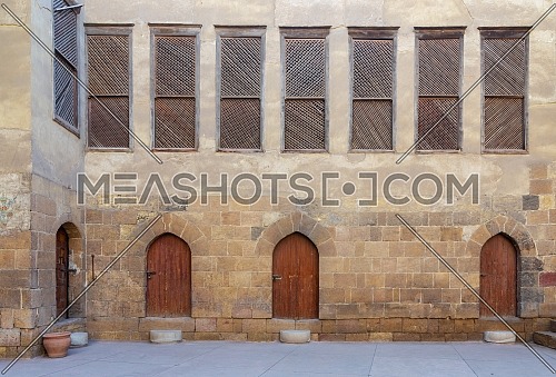 Courtyard of El Razzaz historic house, located at Darb Al-Ahmar district, Old Cairo, Egypt