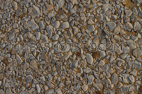 gravel and stones in the ground