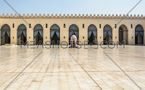 ELHakem Mosque exterior floor