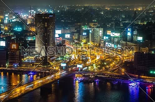 Timelapse of Downtown Cairo at Night