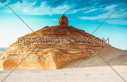 Golden Mountain at Wadi Al-Hitan
