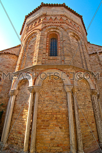 Venice Italy Torcello Cathedral of Santa Maria Assunta view