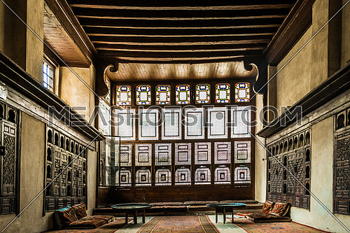 Interior Shot of ElSehemy House in Old Cairo Almoez St 
