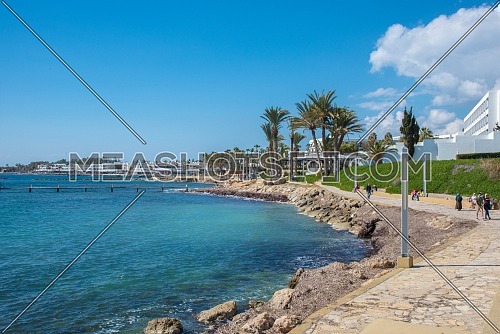 A beach in Paphos city in Cyprus