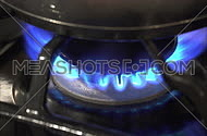 a gas stove burner in 4k