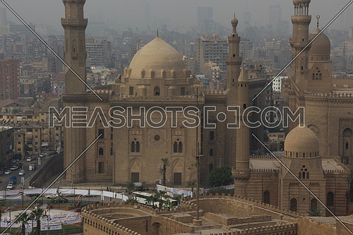 View from Salah el Din Castle , looking at Sultan Hassan & El Refaghie Mosques