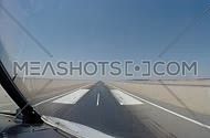 Landing Hurghada international airport
