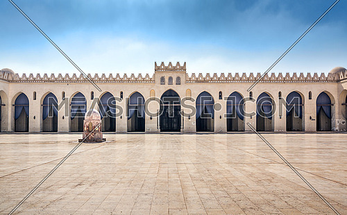 ELHakem Mosque floor exterior