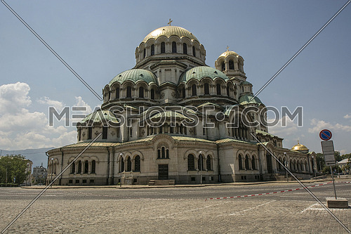 St. Alexander Nevsky Cathedral in the center of Sofia, capital of Bulgaria