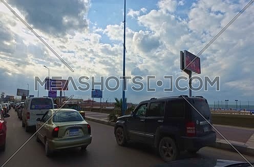 Drive Thru shot for Traffic at Alexandria at Day