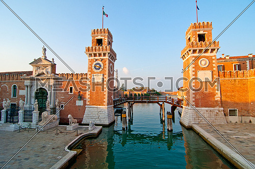 Venice Italy Arsenale ancient Serenissima militar structure