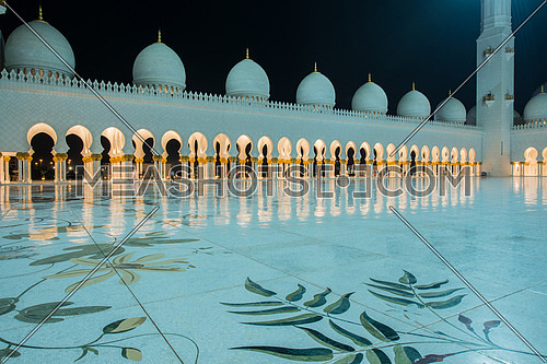 Sheikh Zayed Mosque in Abu Dabi