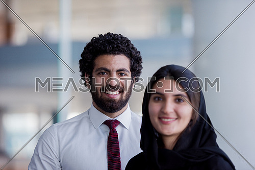 portrait of young arab middle eastern  couple