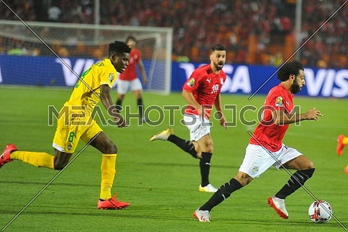 CAIRO, EGYPT - JUNE 21: Mohamed Salah of Egypt during the 2019 Africa Cup of Nations Group A match between Egypt and Zimbabwe at Cairo International Stadium on June 21, 2019 in Cairo, Egypt.